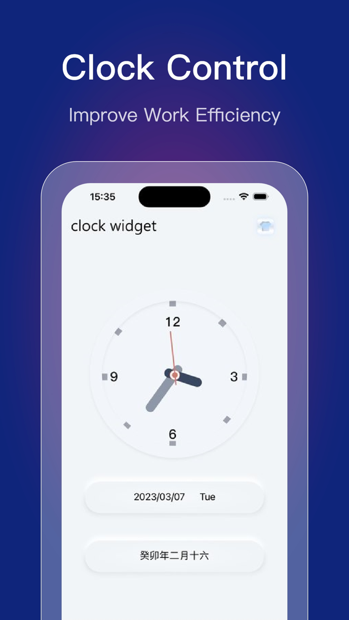 Top Widgets • Icon Theme Clock