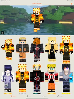Captura 2 NARUTO SKINSEED FOR MINECRAFT iphone