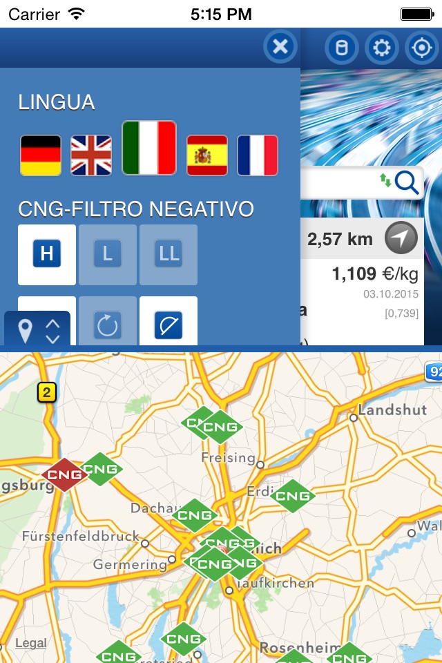 gibgas CNG-App screenshot 2