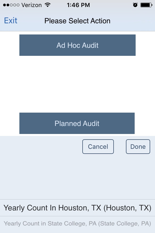 QR Audit screenshot 2
