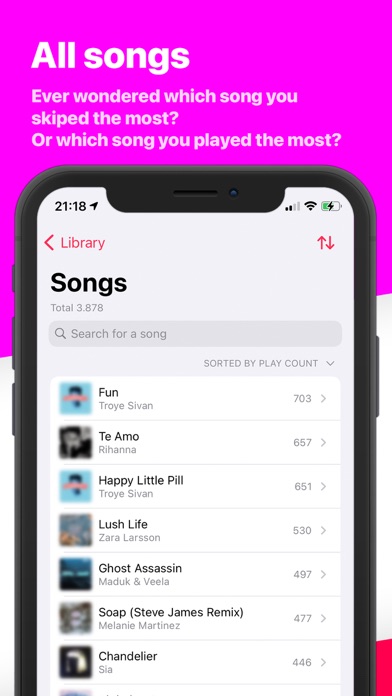 Song Infos - your music stats screenshot 4
