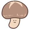 shiitake sticker