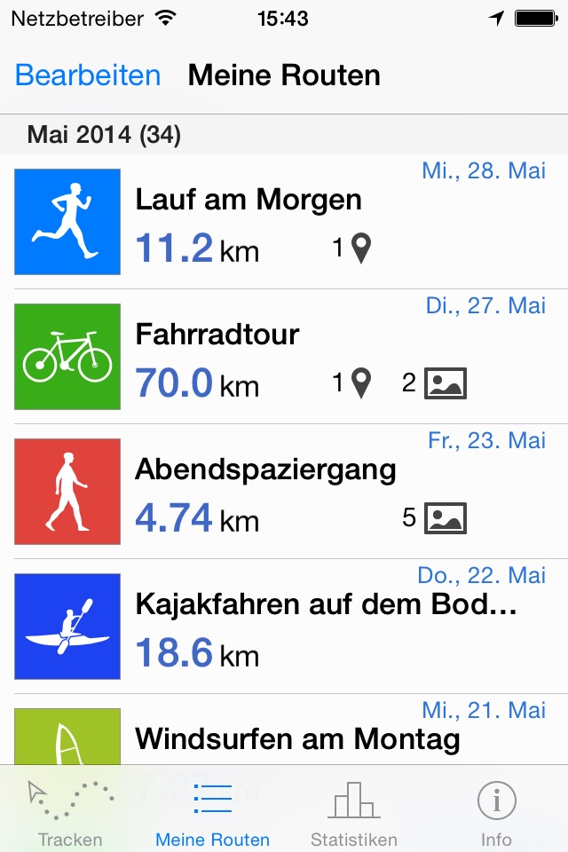 Routie ~ GPS sports tracker screenshot 3