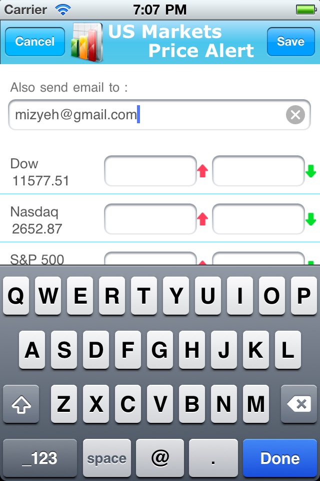US Market Price Alert screenshot 4