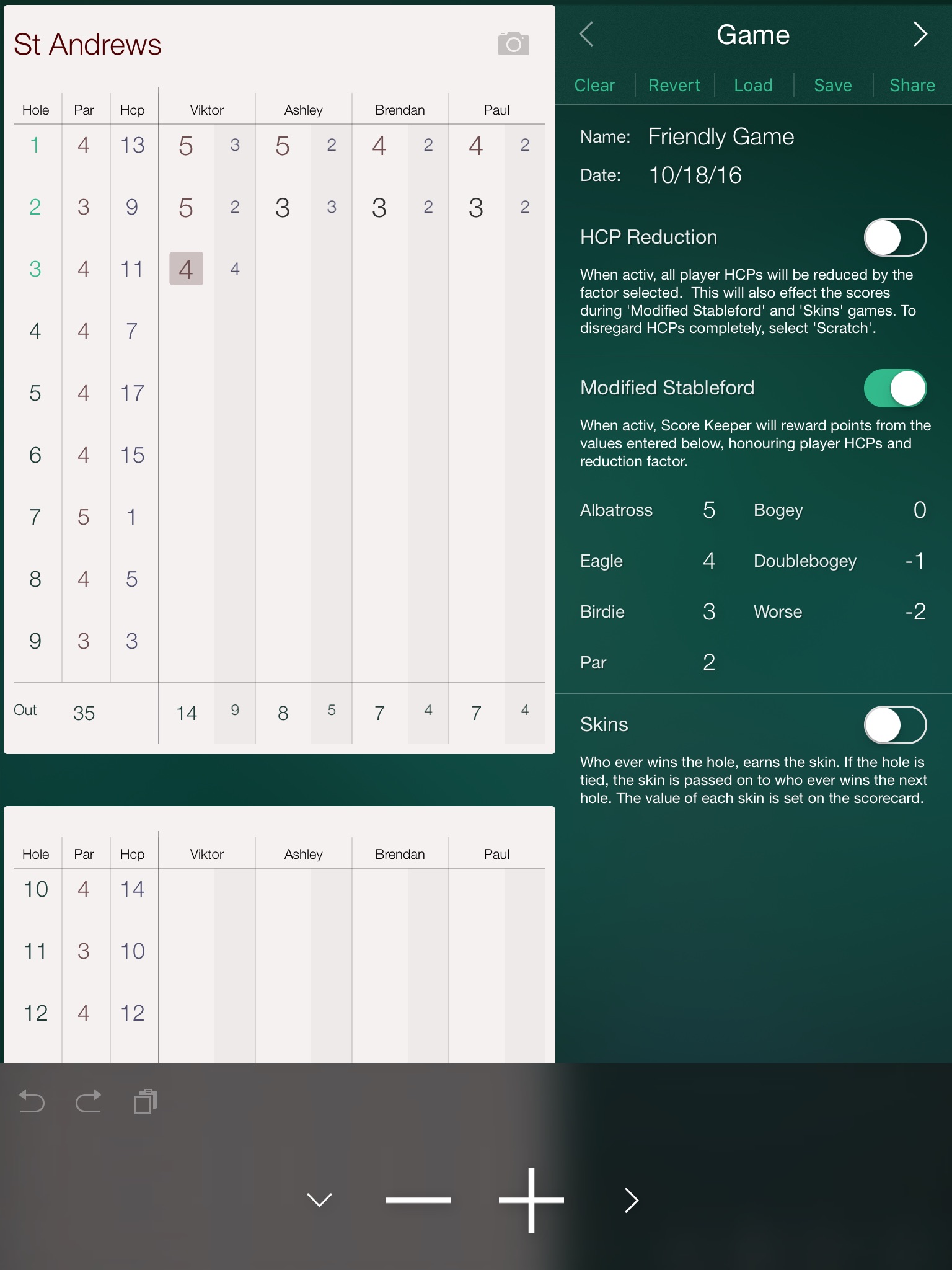 Score Keeper - Stableford screenshot 3