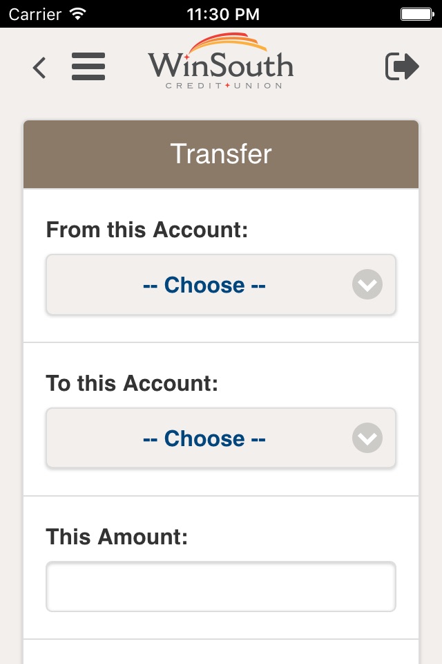 WinSouth Credit Union screenshot 4