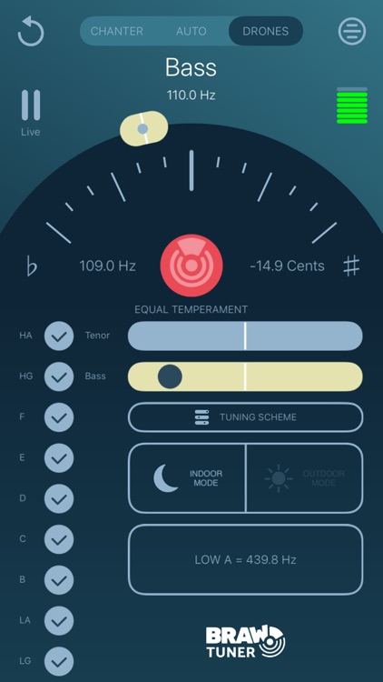 Braw Bagpipe Tuner screenshot-3