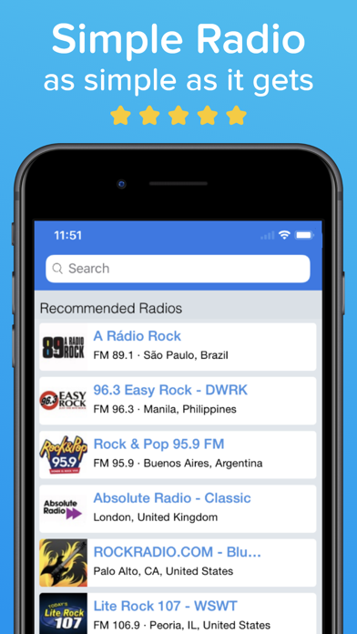 Simple Radio – Live AM FM App Screenshot