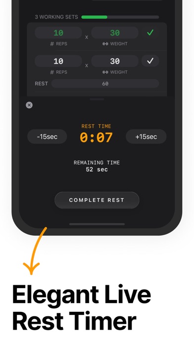 Rest Track: Workout Timer screenshot 2