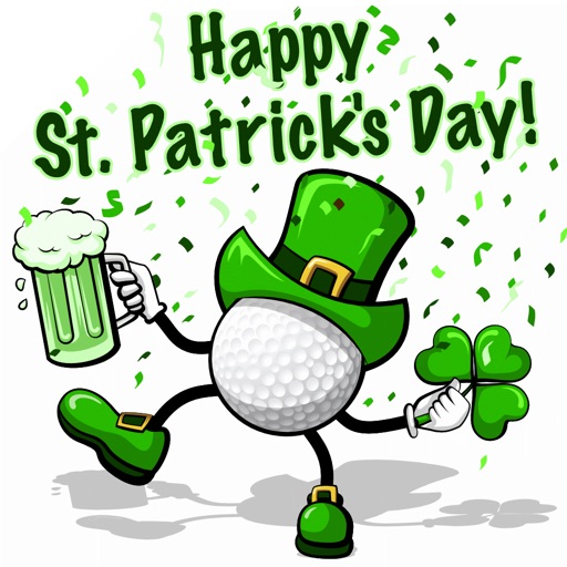 St Pat's Golf Stickers