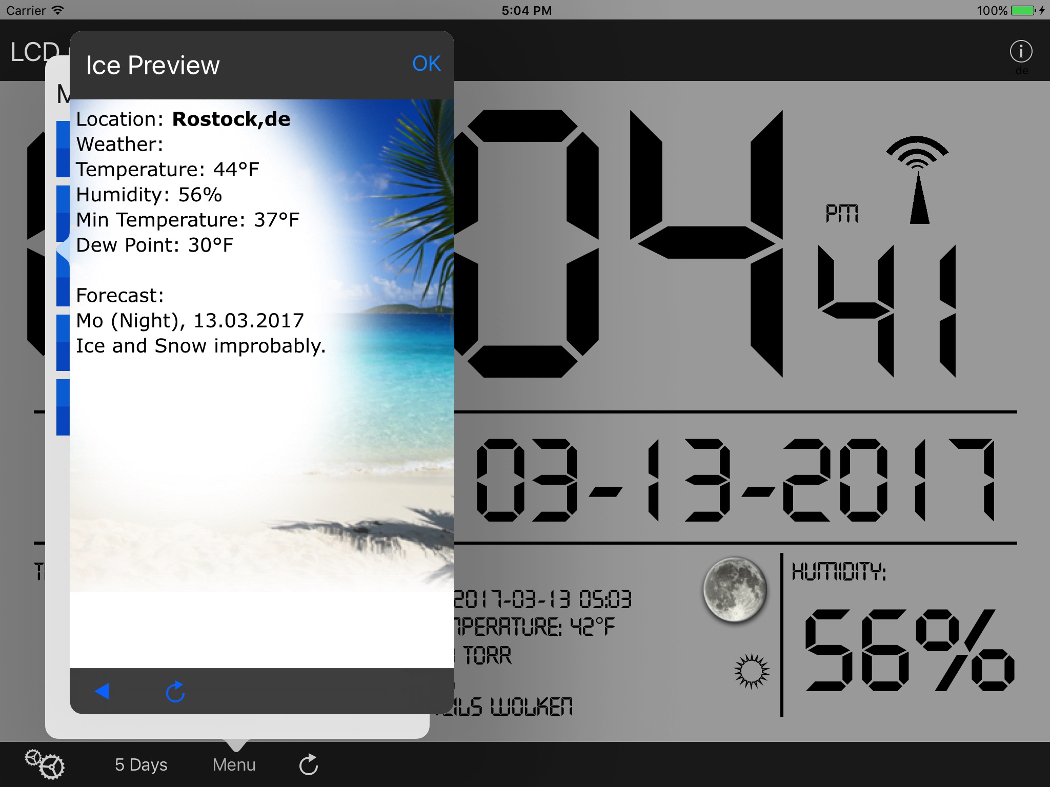 LCD-Clock screenshot 4