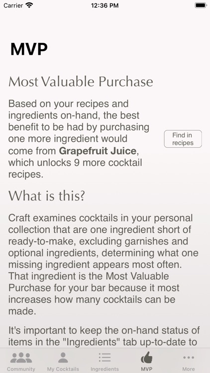 Craft, The Cocktail App screenshot-6