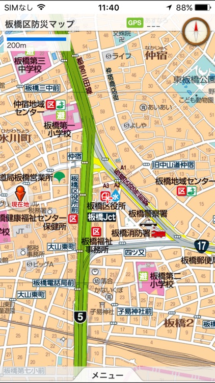 板橋区防災マップ