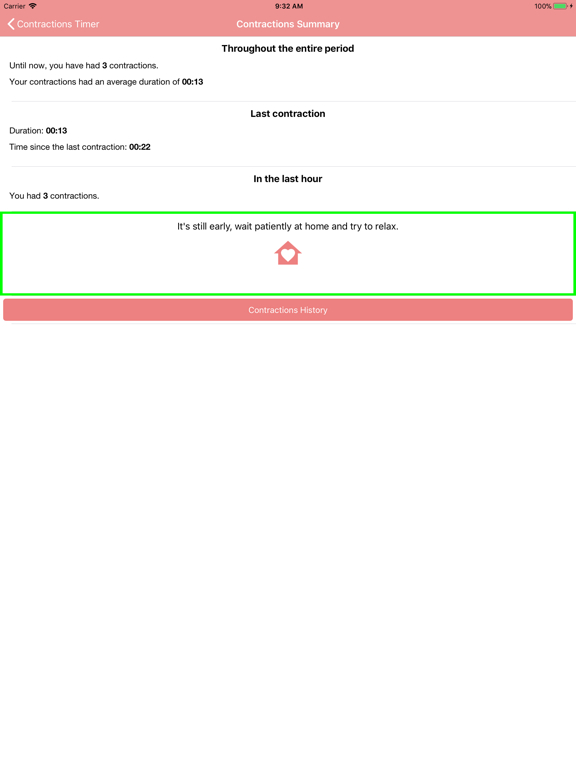 Contraction Timer & Counter screenshot 4