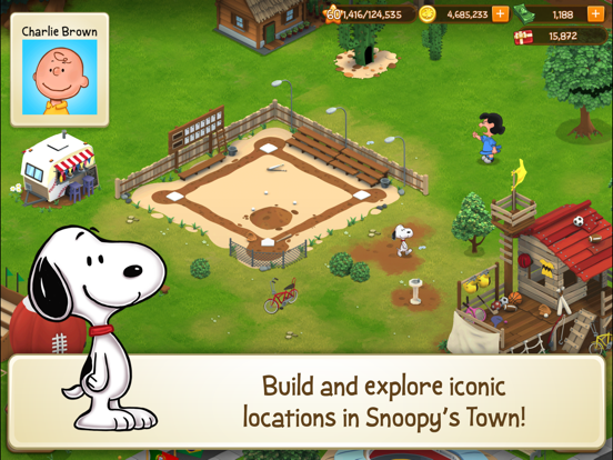 Snoopy's Candy Town - iPhone/iPad Gameplay 