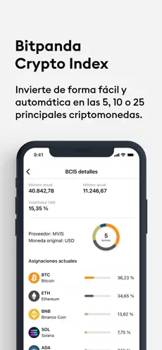 Imágen 7 Bitpanda: Invierte en Bitcoin iphone