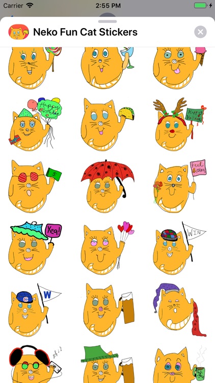 Neko Fun Cat Stickers