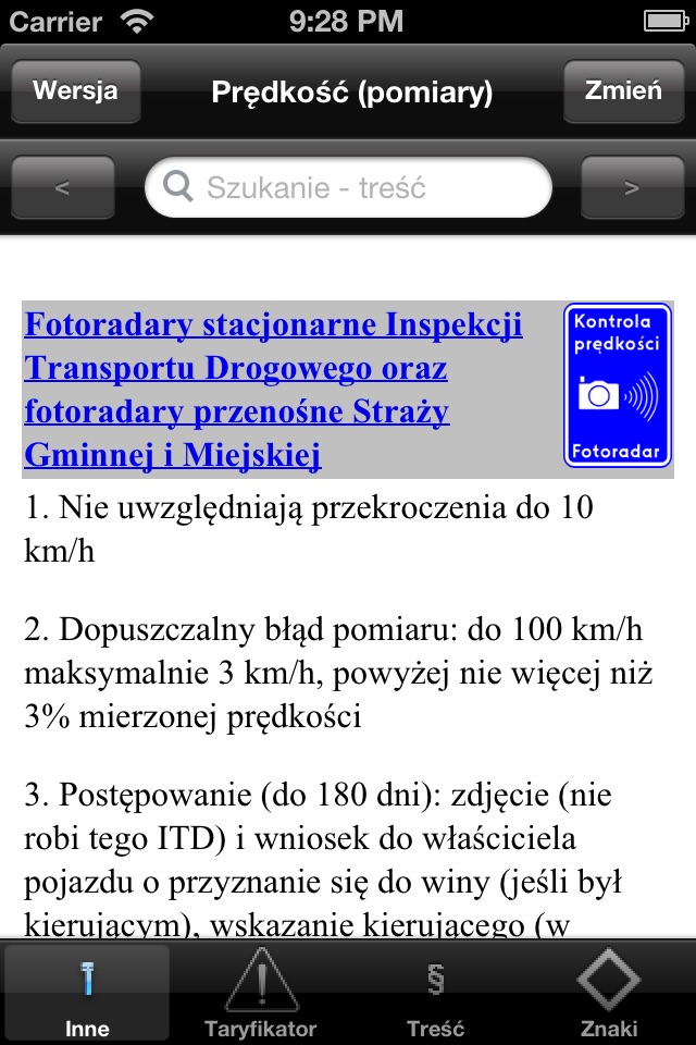 Przepisy drogowe screenshot 4