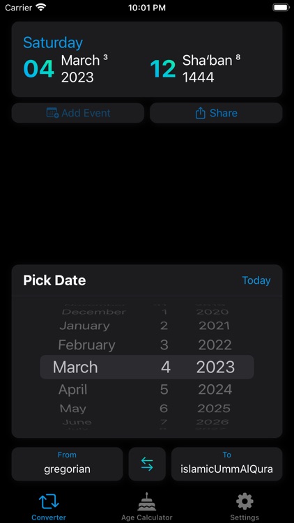 Date Converter: All Calendars screenshot-3