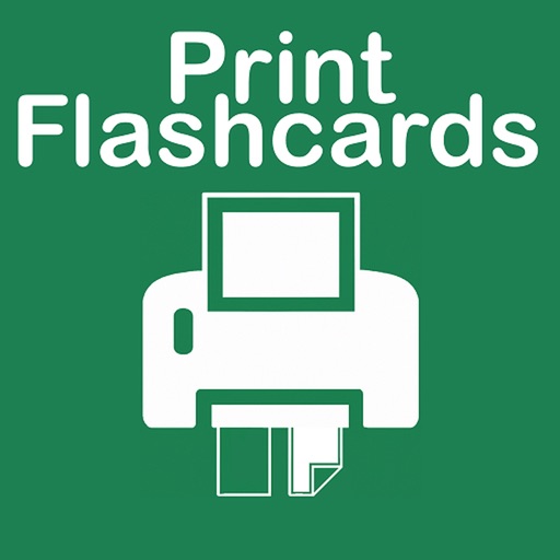 Print Flashcards iOS App