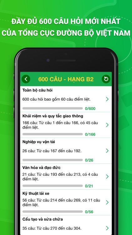 Ôn Thi GPLX - 600 Câu Hỏi screenshot-4