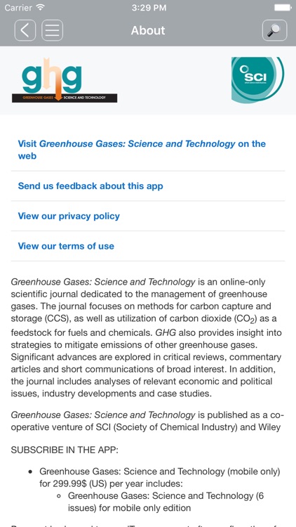 Greenhouse Gases: Sci and Tech