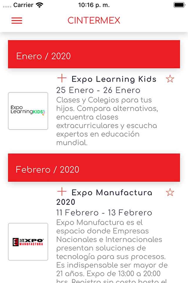 Eventos en Cintermex screenshot 3