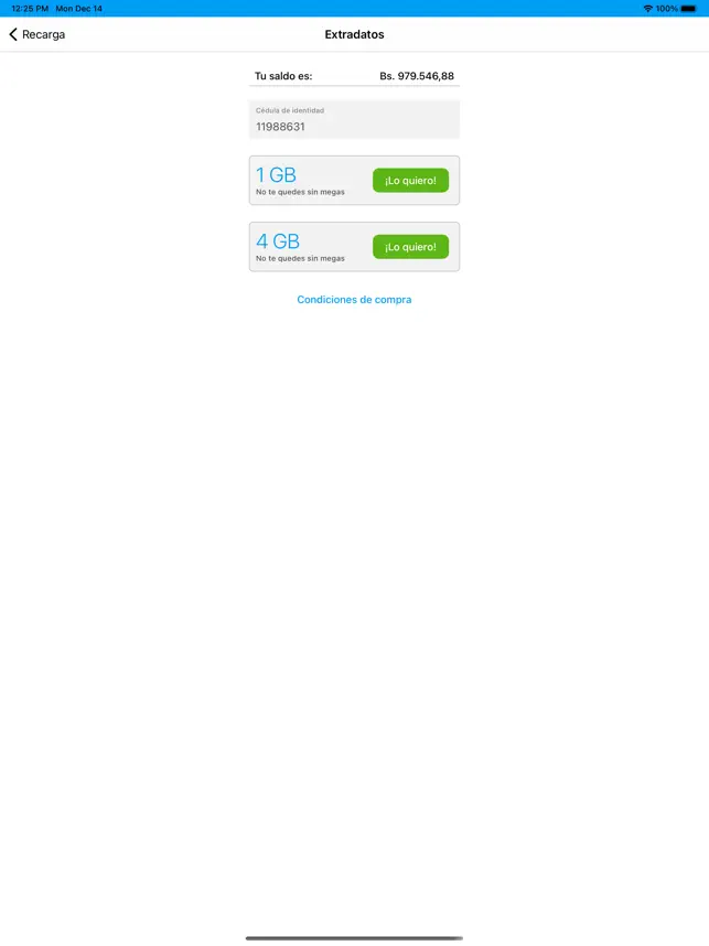 Screenshot 3 Mi Movistar Venezuela iphone