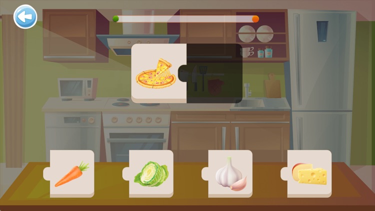 Kids puzzle games - learn food screenshot-4