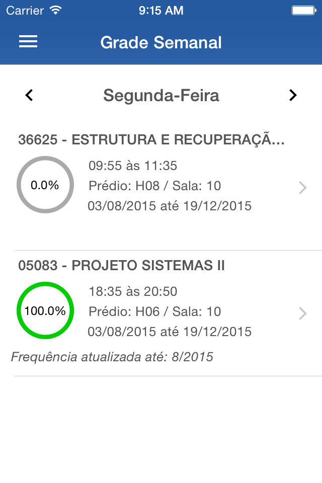 APP Aluno  PUC-Campinas