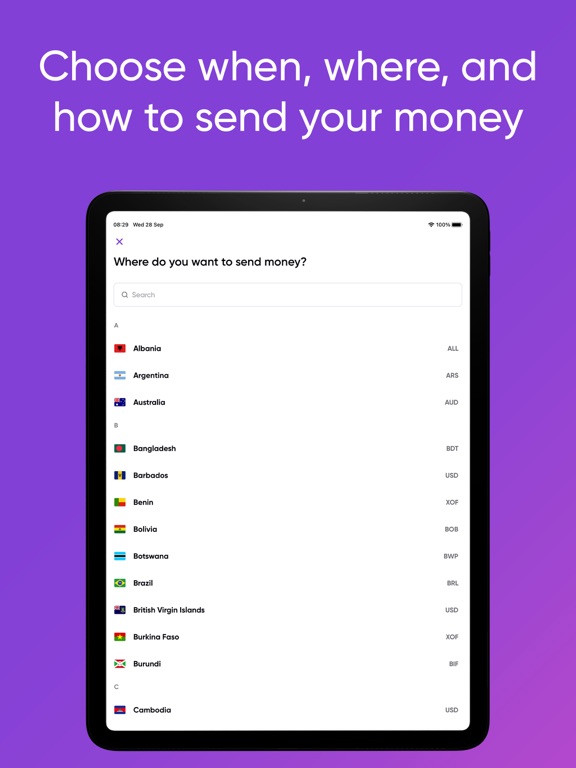 WorldRemit Money Transfer screenshot 3