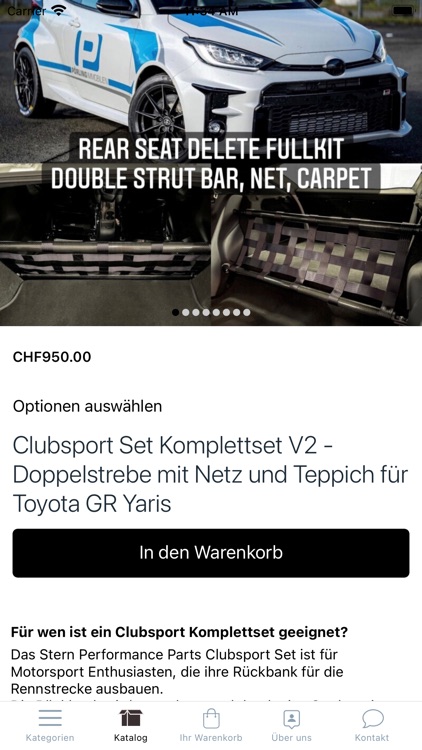 Stern Performance Clubsport Set Komplettset V2 - Doppelstrebe mit