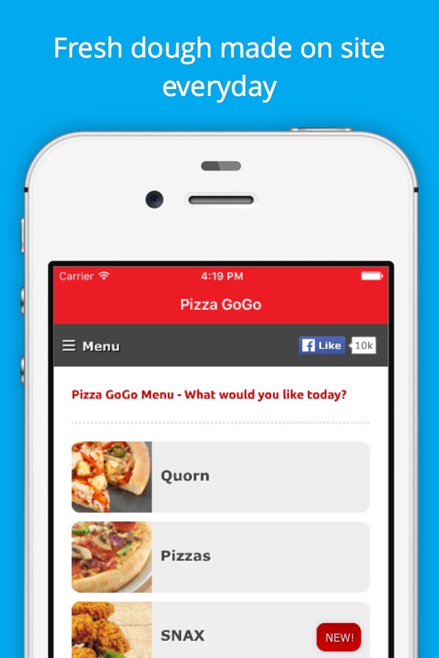 Pizza GoGo: Food Delivery screenshot 2