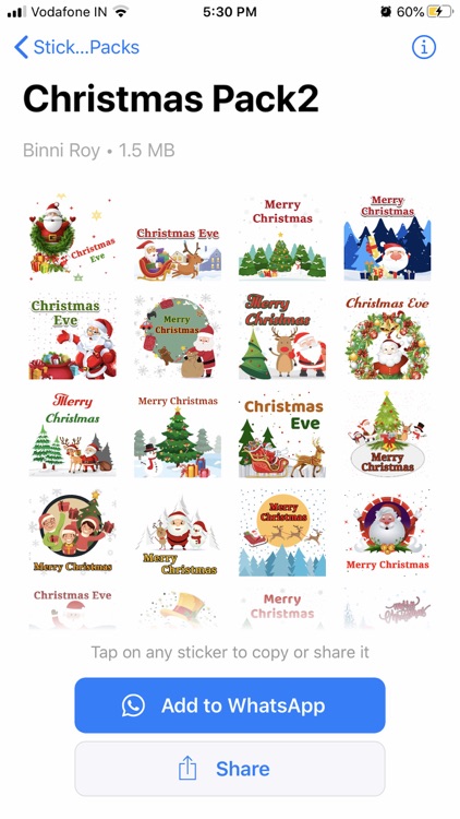 Christmas Stickers -WAStickers screenshot-4