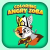 Angry Zoba Coloring