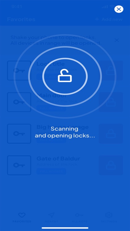 BLE Locking – digital keys