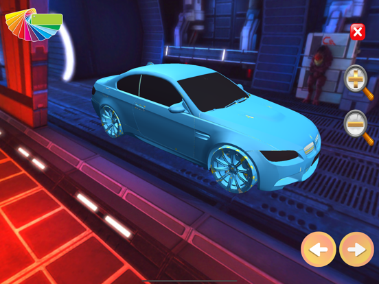 Car 3D Tuning Coloring Games screenshot 2