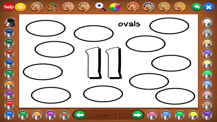 Counting Shapes Coloring Book screenshot-8