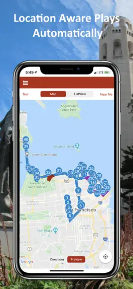 Game screenshot San Francisco Audio Tour Guide apk