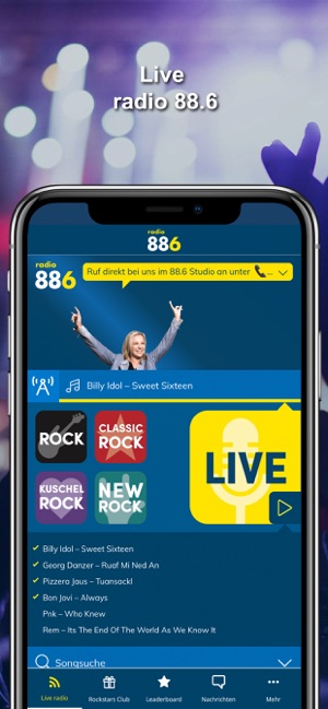 radio 88.6 on App