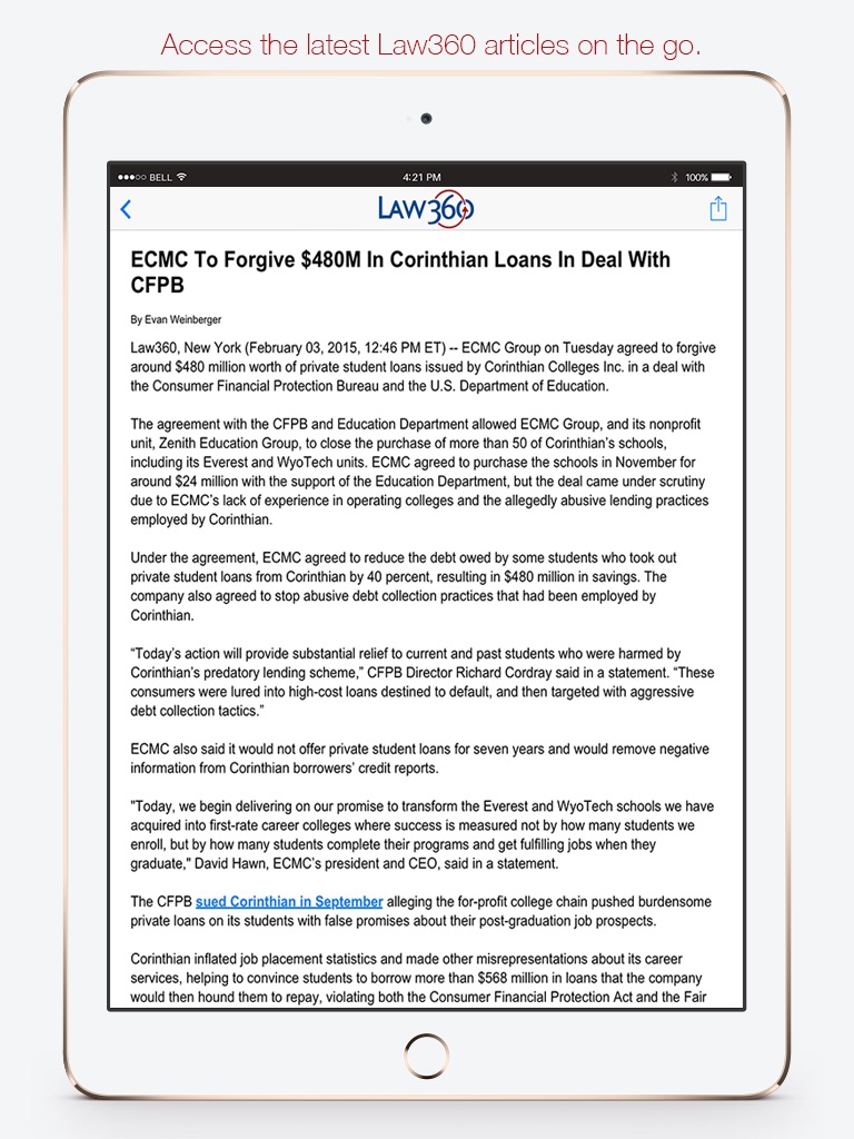 Law360 Legal News & Analysis screenshot 3