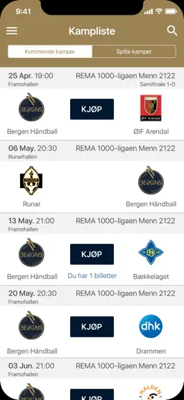 Game screenshot Bergen håndball apk