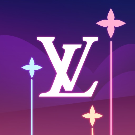 Download wallpapers Louis Vuitton violet logo, 4k, violet