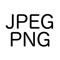 This is an application for converting image file formats to JPEG or PNG