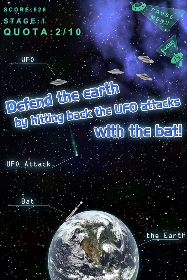 COSMIC BATTER DEFENCE screenshot 2