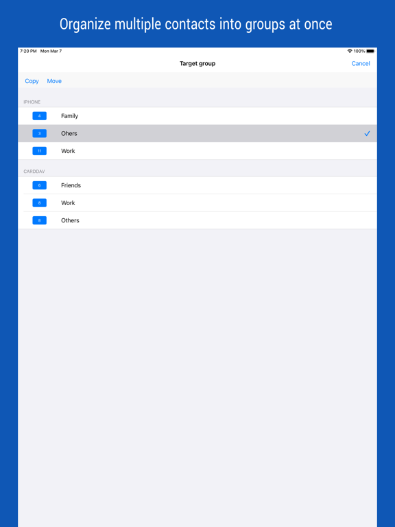 iContacts: Contacts Group Kit screenshot 3