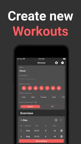 Game screenshot FitMe App - Gym planner hack