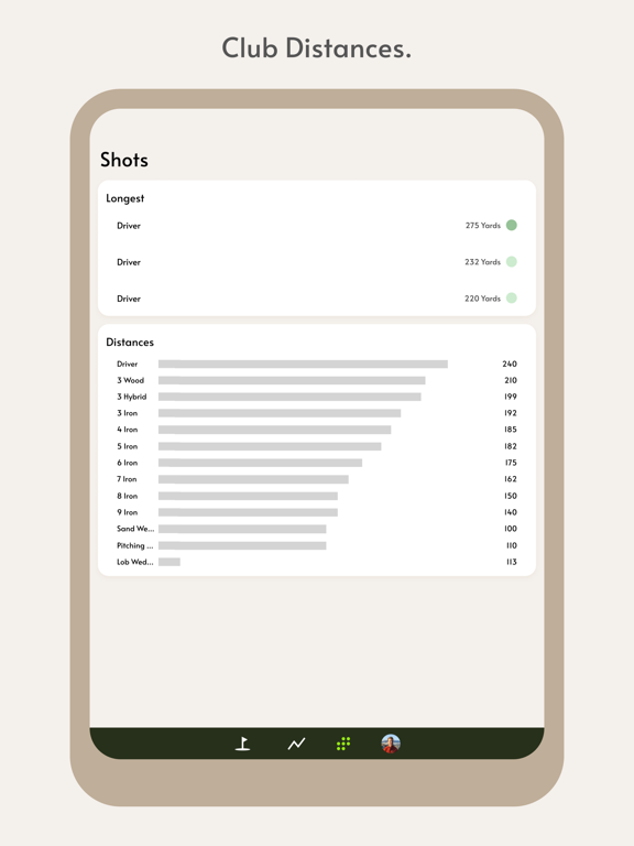 Links - Golf Stats & Scorecard Screenshots