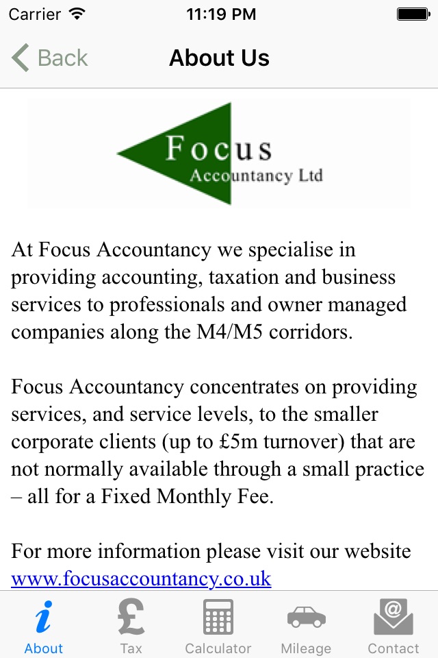 Focus Accountancy Ltd screenshot 2