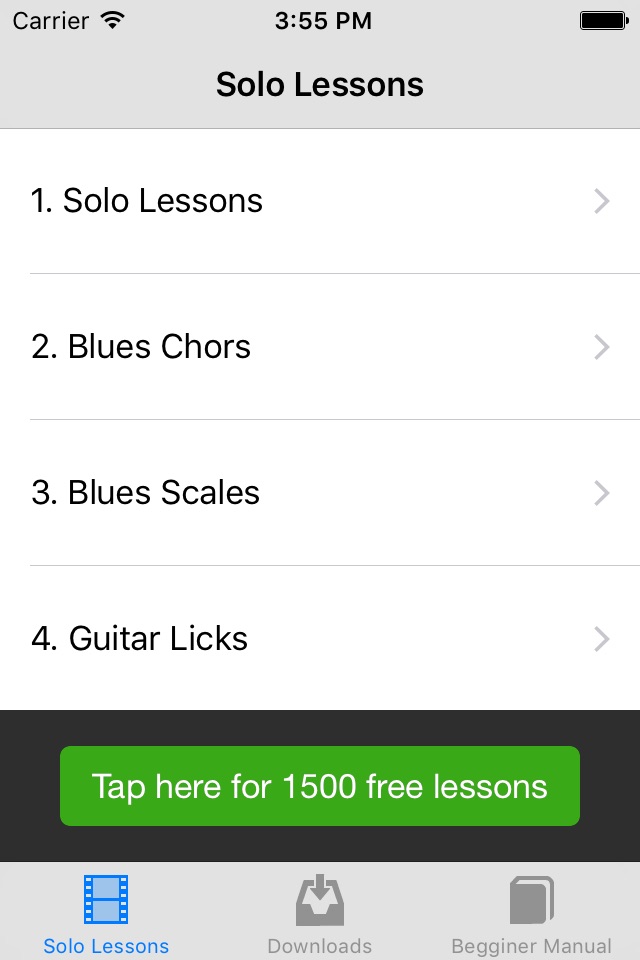 Solo Guitar Lessons screenshot 2